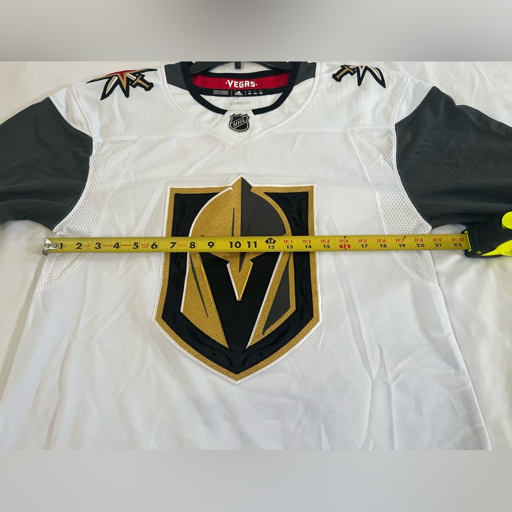 ADIDAS LAS VEGAS GOLDEN KNIGHTS AUTHENTIC HOCKEY JERSEY CR4366 MEN SIZE 46 $180 - Picture 11 of 16